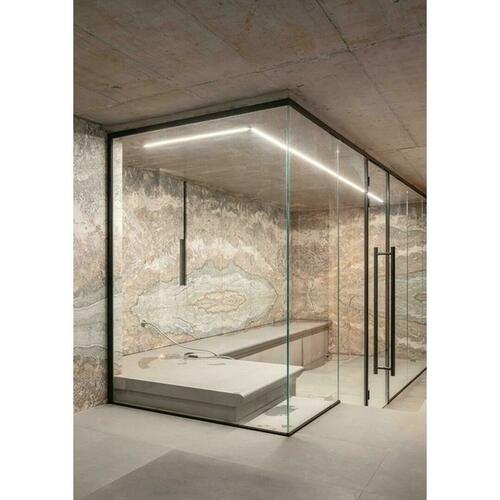 Verifica LED profil larg SILER Alb lăcuit RAL9010 2m