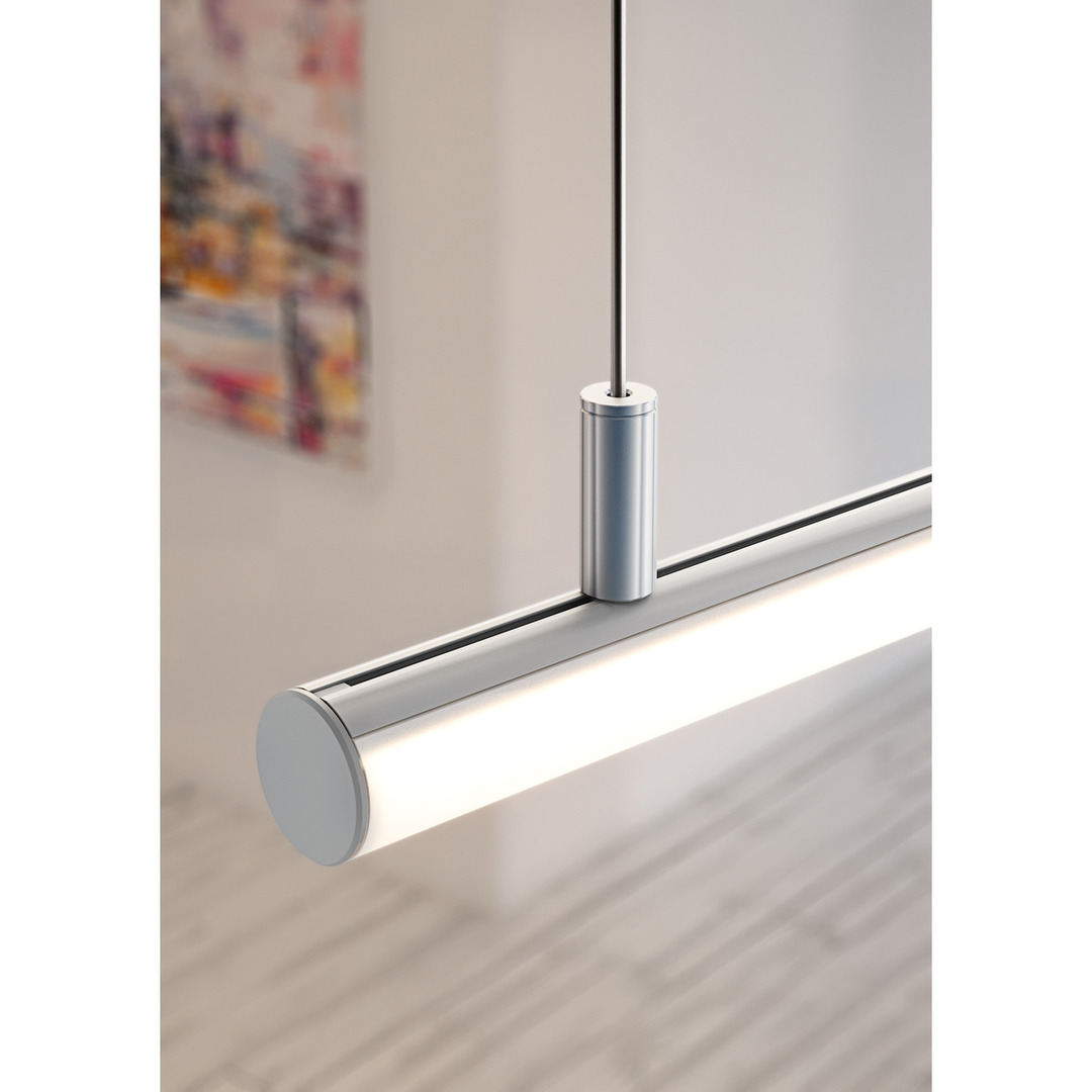 Afişa LED suspendat profil JAZ Argint anodizat e6-k1 2m LED suspendat profil JAZ Argint anodizat e6-k1 2m