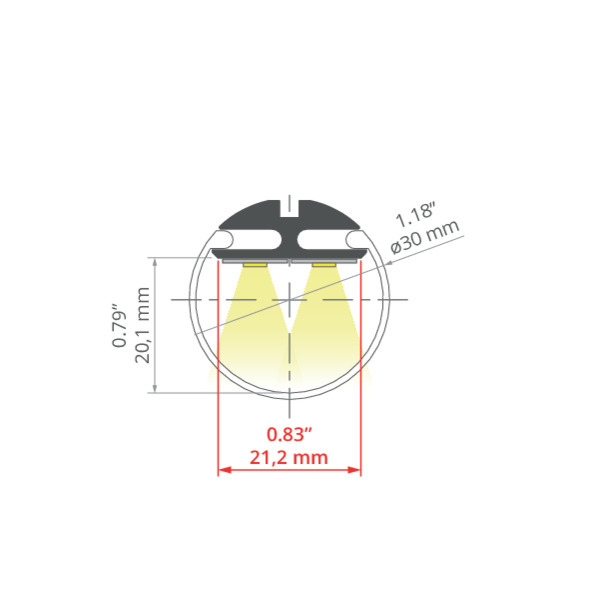 Verifica LED suspendat profil JAZ Argint anodizat e6-k1 2m LED suspendat profil JAZ Argint anodizat e6-k1 2m
