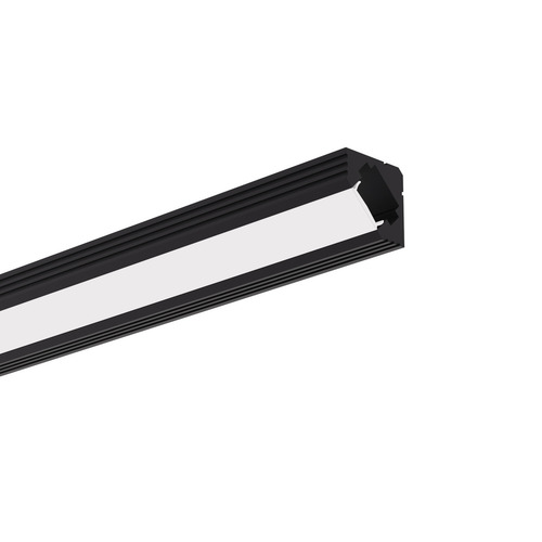 Verifica LED profil unghiular negru 45-ALU anodizat e6-k7 2m