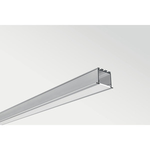 LED LOKOM profil de aluminiu negru anodizat negru 2m montare încastrată small 3