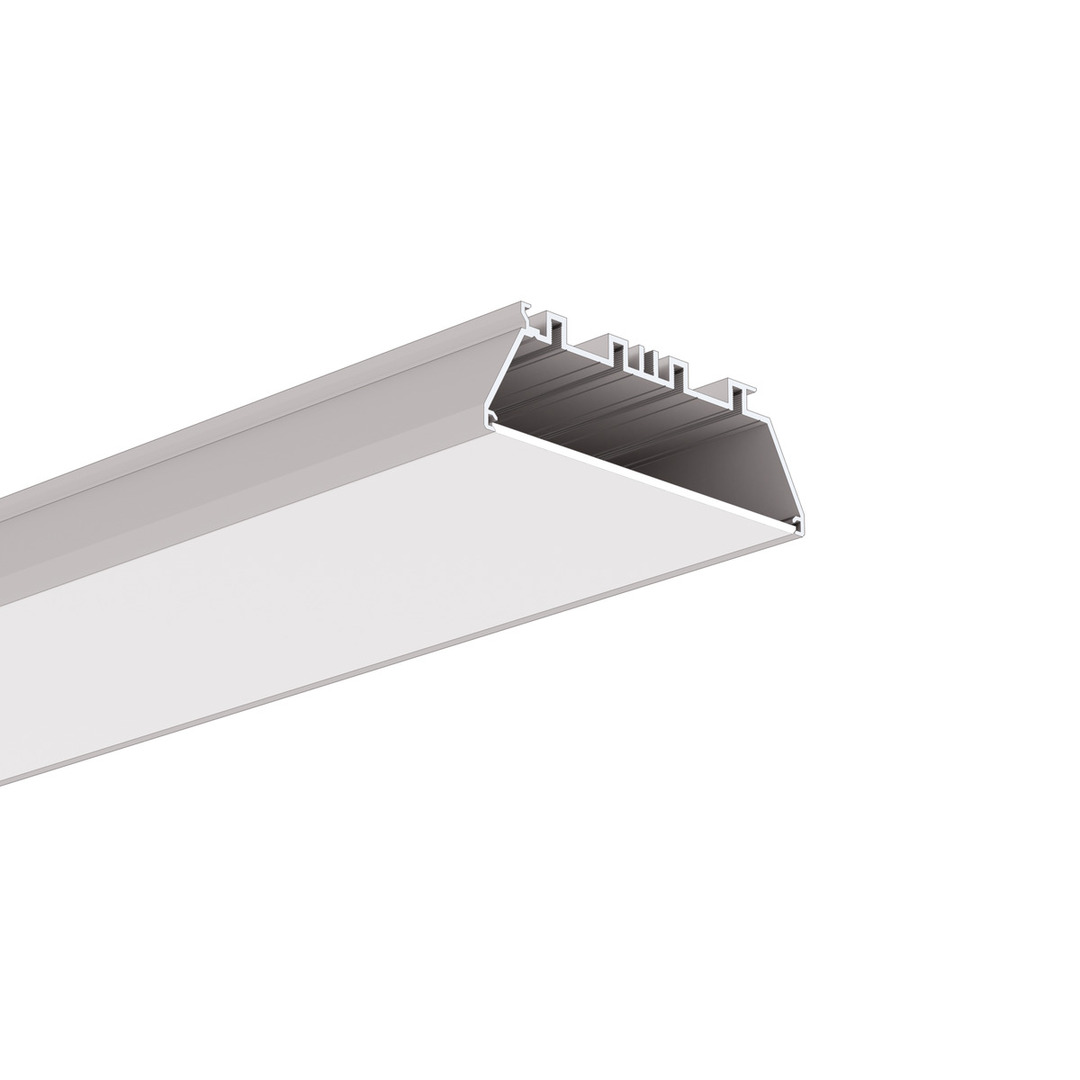 Verifica OMODO-100 încastrat cu profil LED larg anodizat argintiu 2m OMODO-100 încastrat cu profil LED larg anodizat argintiu 2m