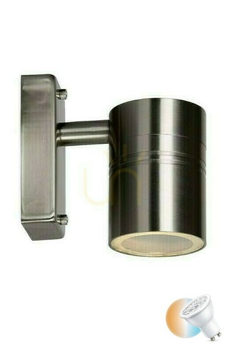 Verifica Aplica exterior Lucide ARNE-LED inox argintiu GU10 IP44 14867/05/12