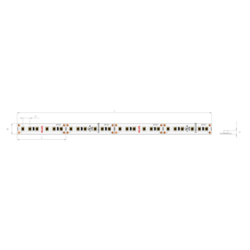 Verifica Bandă LED K-40-1220-24V 9,6W/m