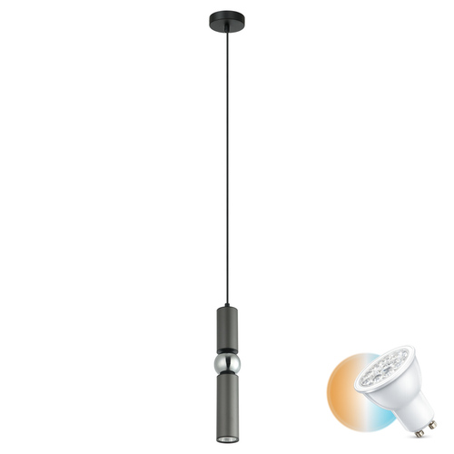 Verifica Pendant Italux Isidora GU10 negru aluminiu PND-14290-1-GR