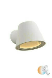 Aplica de perete exterior Lucide Dingo alb GU10 IP44 14881/05/31 small 0
