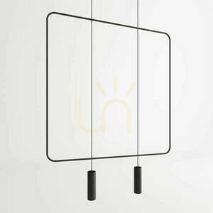 Lampă suspendată RANA 2 negru Thoro 1 Lampă suspendată RANA 2 negru Thoro small 1
