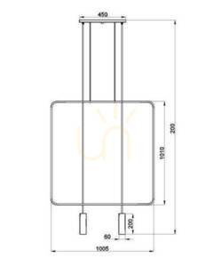 Lampă suspendată RANA 2 negru Thoro 9 Lampă suspendată RANA 2 negru Thoro small 9