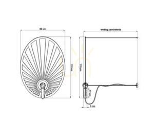 Lampă suspendată LEHDET golden Thoro small 7