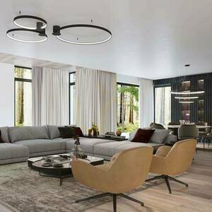 Plafonieră RIO 110 negru 4000K Thoro small 1
