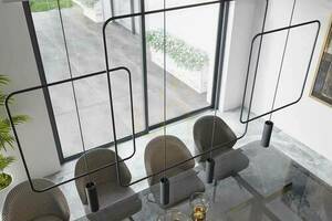 Lampă suspendată RANA 1 negru Thoro small 6