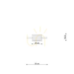 Lampă suspendată RIO 55 negru 3000K Thoro small 12