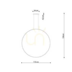 Lampă suspendată RIO 110 negru 3000K Thoro small 7
