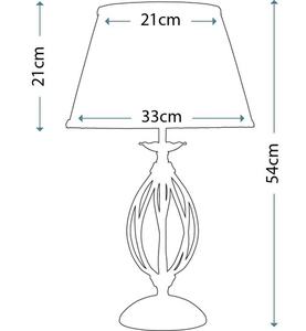 Lampă de masă Artisan cu 1 lumină - Elstead neagră small 2