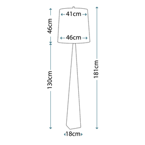 Lampă de podea Ascent 1 Light - Elstead neagră small 1