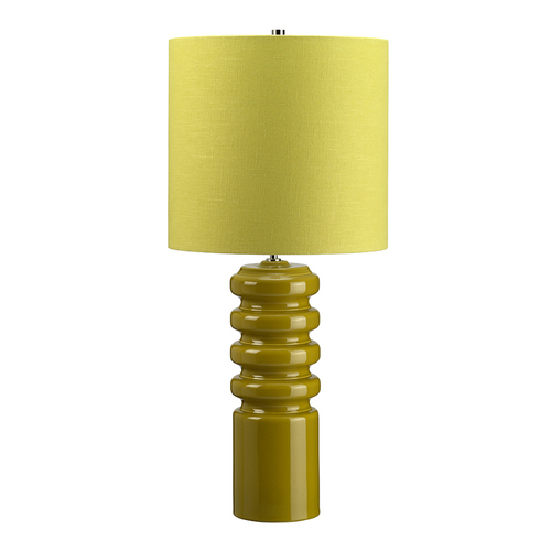 Verifica Lampă de masă Contour 1 Light - Lime Elstead