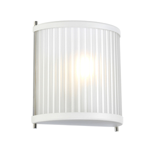 Aplică Corona cu 1 lumină - Nichel lustruit alb Elstead small 0