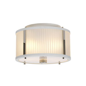 Pandantiv Corona cu 2 lumini - Nichel lustruit alb Elstead small 2