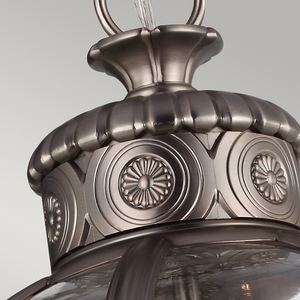 Candelabru cu pandantiv Adams cu 3 lumini - Nichel antic Elstead small 3