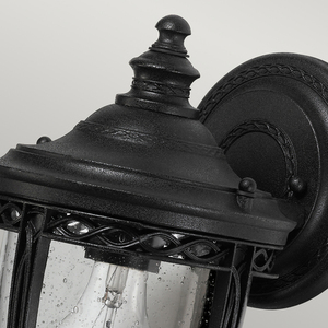 Lanternă de perete mic cu 1 lumină Bridle engleză - Elstead negru small 1
