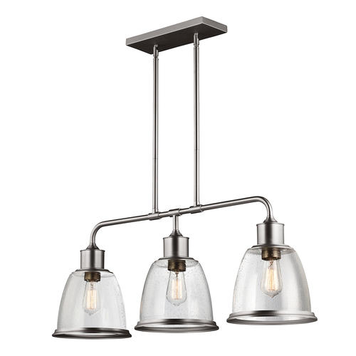 Verifica Candelabru Hobson cu 3 lumini, nichel satinat Elstead