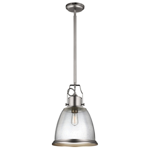 Pandantiv mare Hobson, 1 lumină, nichel satinat Elstead small 0