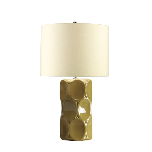 Verifica Lampă de masă verde retro cu 1 lumină Elstead
