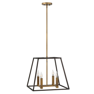 Candelabru cu pandantiv Fulton cu 4 lumini Elstead small 0