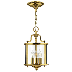 Lampă cu pandantiv cu 3 lumini Gentry Small - alamă lucioasă Elstead small 0