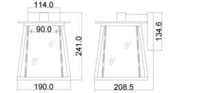 Lanternă de perete mică Walker, 1 lumină, Elstead small 4