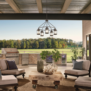 Candelabru de exterior Ashland Bay cu 5 lumini Elstead small 1