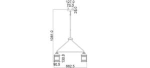 Candelabru de exterior Ashland Bay cu 5 lumini Elstead small 5