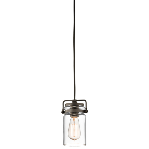 Verifica Lampă cu pandantiv Brinley 1 Light Mini - Olde Bronze Elstead