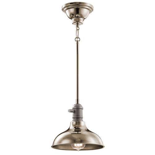 Verifica Cobson 1 Lampă cu pandantiv mini-lumină - nichel lustruit Elstead