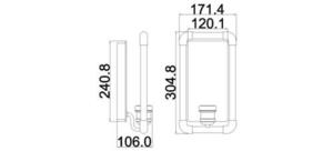 Imahn 1 lumină de perete Elstead small 5