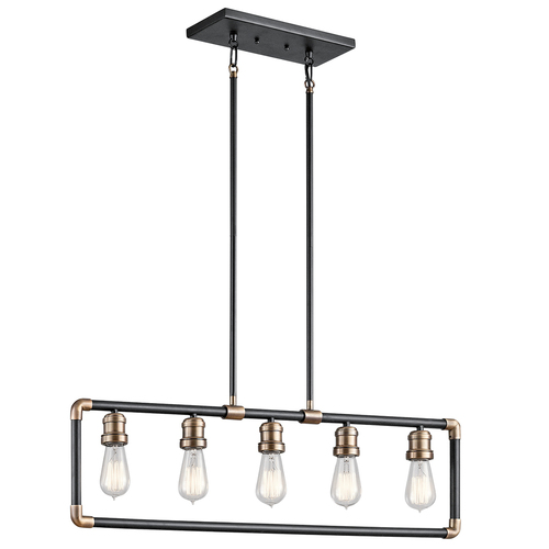 Verifica Candelabru liniar Imahn cu 5 lumini Elstead