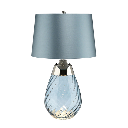 Verifica Lampa de masa albastra mica Lena cu 2 lumini Elstead