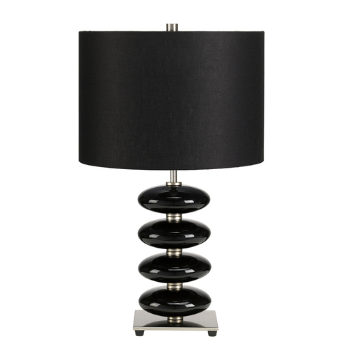 Verifica Lampă de masă Onyx cu 1 lumină - Elstead neagră
