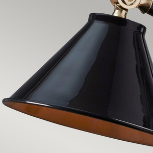 Lampă de masă mini Provence Element cu 1 lumină - negru/alama lustruită Elstead small 1