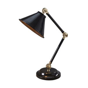 Lampă de masă mini Provence Element cu 1 lumină - negru/alama lustruită Elstead small 0