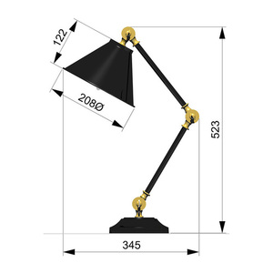 Lampă de masă mini Provence Element cu 1 lumină - alb/nichel lustruit Elstead small 1