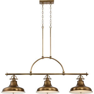Candelabru Emery cu 3 lumini - alamă Elstead small 0