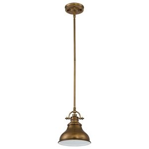 Lampă mini-pendulă Emery 1 Light - alamă stinsă Elstead small 1