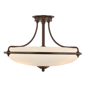 Griffin 4 Plafonieră - Palladian Bronze Elstead small 0