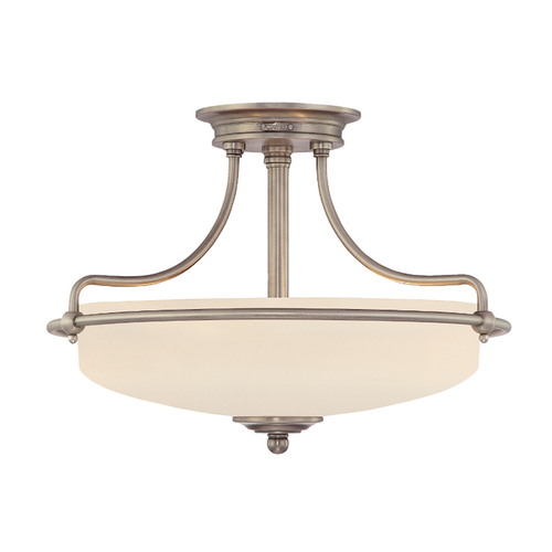 Verifica Lumină semi-încărcare Griffin cu 3 lumini - Crom lustruit Elstead