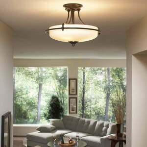 Griffin 3 Plafond - Palladian Bronze Elstead small 2