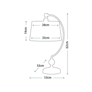 Lampă de masă Jenkins cu 1 lumină Elstead small 4