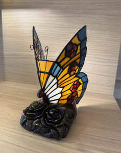 Lampă Tiffany Animal Fluture Lampă Tiffany Elstead small 6