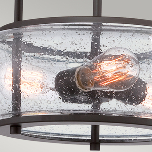 Trilogy 3 Light Medium Semi-Flush - Old Bronze Elstead small 3