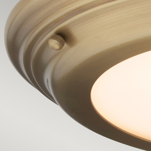 Plafon cu 1 lumină Welland - alamă învechită Elstead small 3